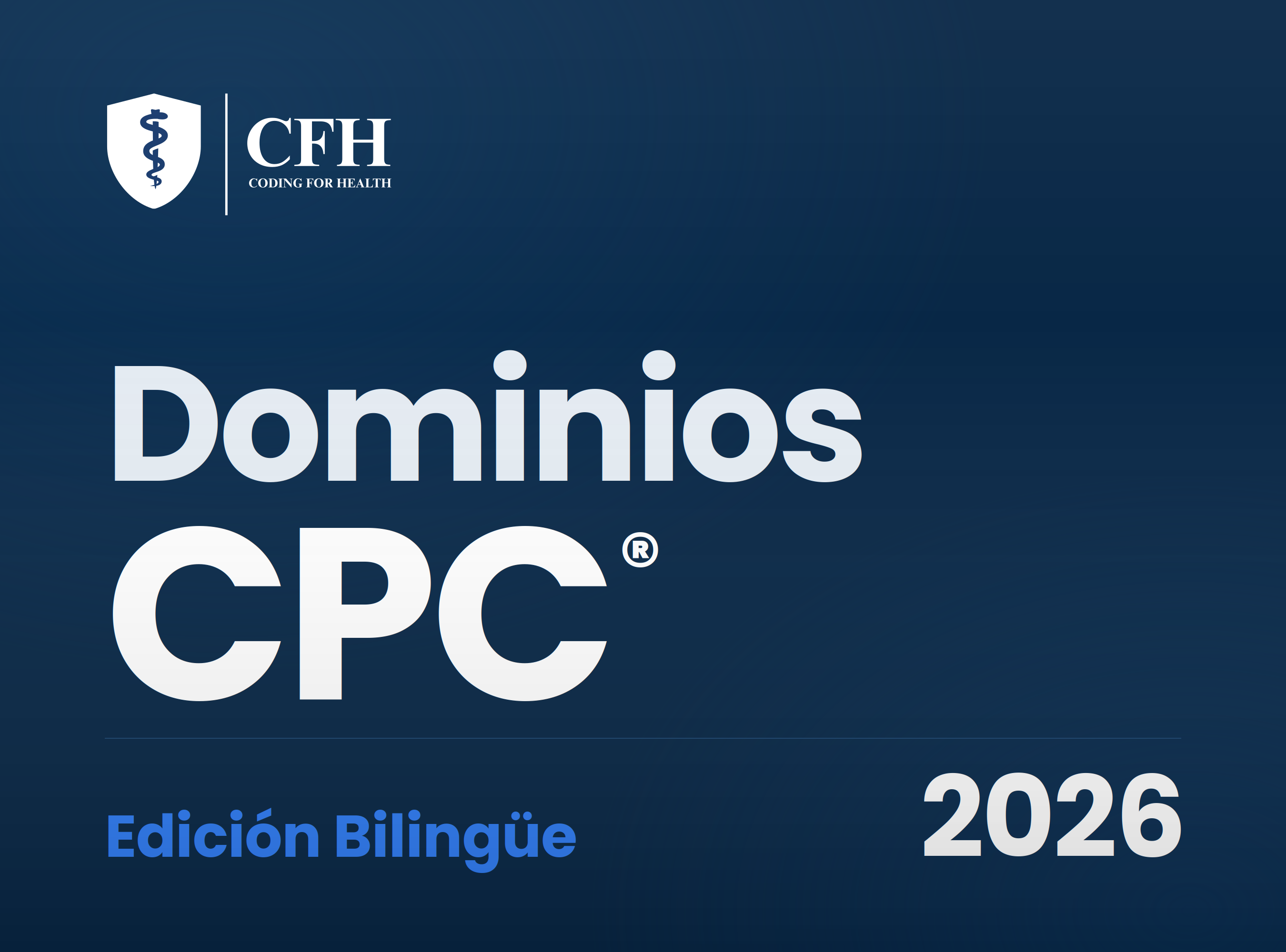 Portada de Dominios CPC, edición bilingüe 2026